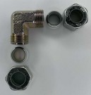 90 graders bend (L-stykke) med pressunioner i 12 mm. thumbnail